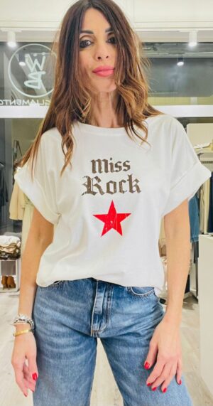 KIKISIX T-SHIRT MISS ROCK