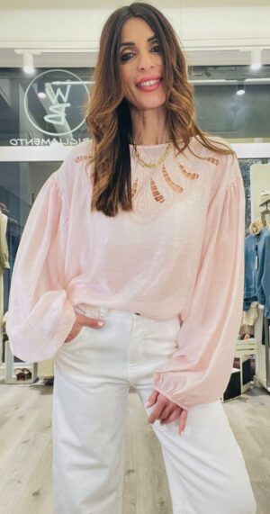 SUSY MIX BLUSA RICAMATA