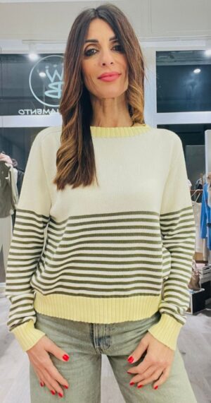 SUSY MIX MAGLIA RIGATA