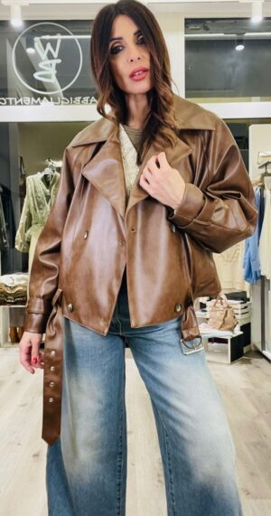 HAVEONE BOMBER GIACCA ECOPELLE