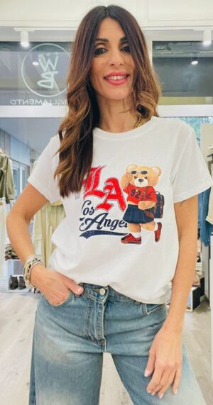 SUSY MIX T-SHIRT ORSETTO