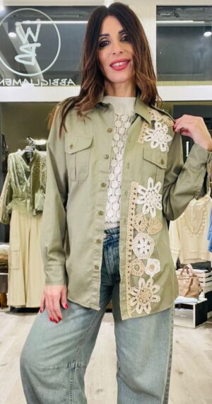SUSY MIX CAMICIA VINTAGE CON RICAMI