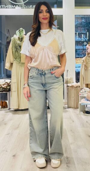 HAVEONE JEANS BELLA DENIM SABBIATO