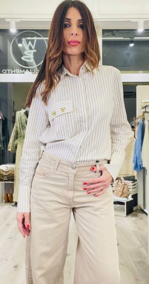 KIKISIX CAMICIA A RIGHE