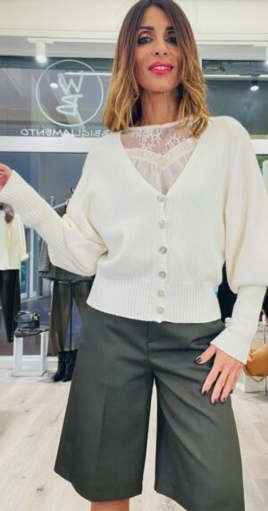 HAVEONE CARDIGAN PALLONCINO