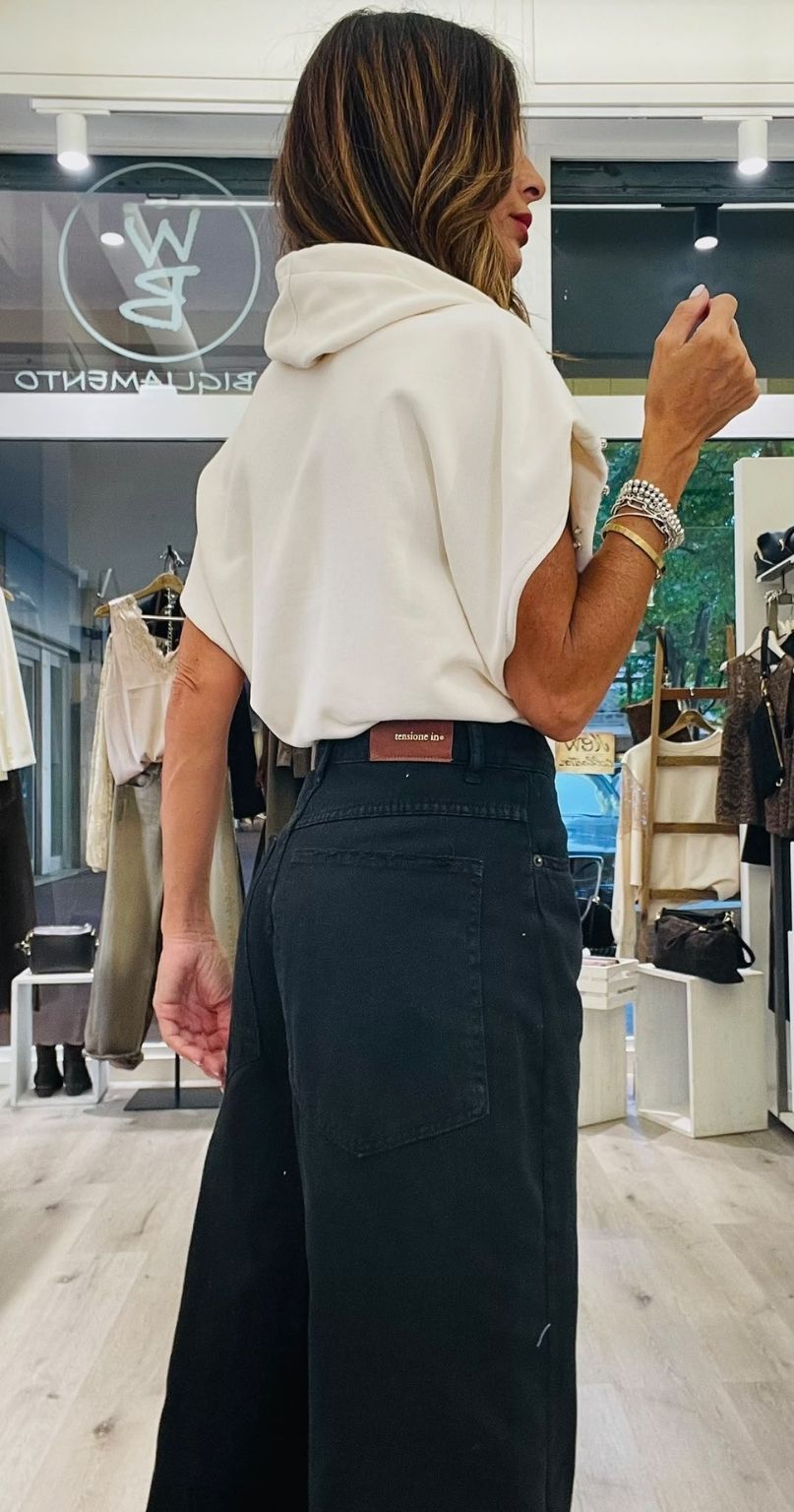 TENSIONE IN JEANS GIUSI BLACK - immagine 7