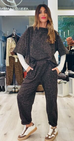 SUSY MIX PANTALONE MACULATO tuta