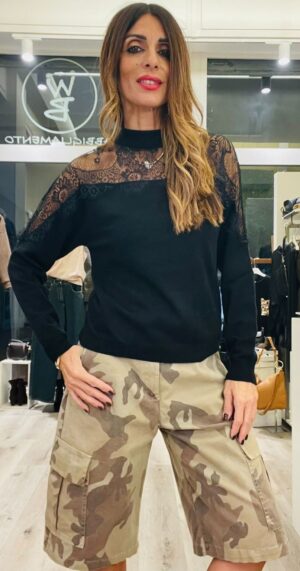 SUSY MIX MAGLIA PIZZO