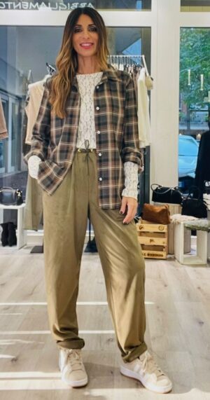 KIKISIX PANTALONE SUEDE