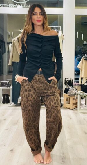 KIKISIX PANTALONE CARGO MACU