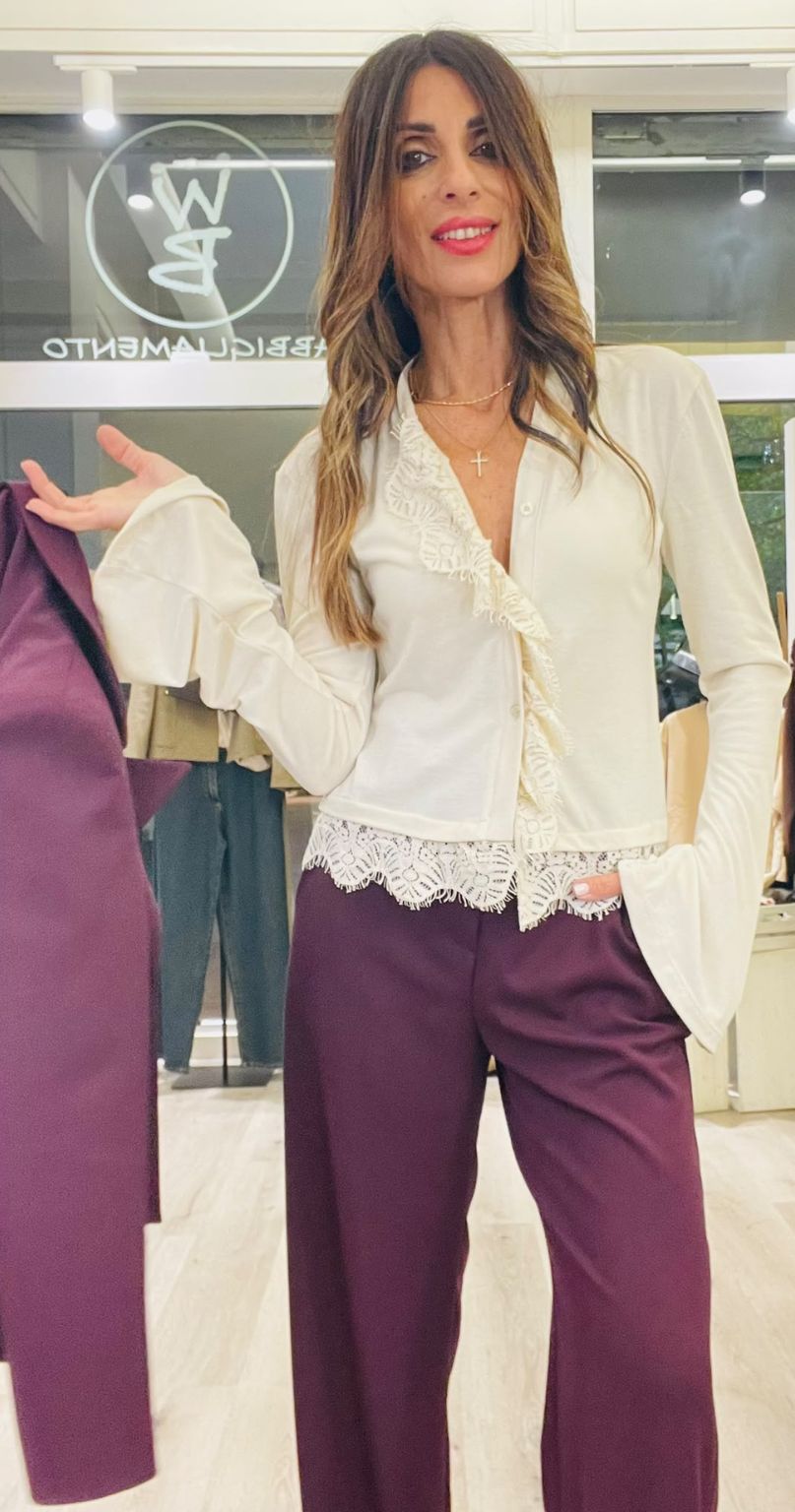 HAVEONE CARDIGANINO PIZZO - immagine 4